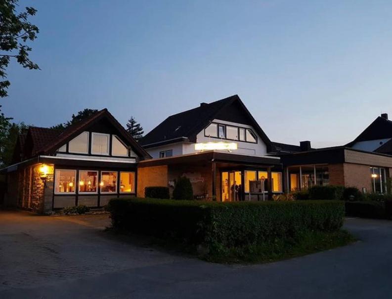 Landhaus Zum Mushof Hotel Wethen Exteriör bild